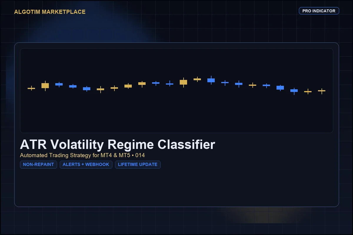 ATR Volatility Regime Classifier for MT4 and MT5