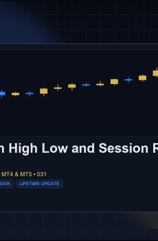 Multi-Session High Low and Session Range Indicator for MT4 and MT5